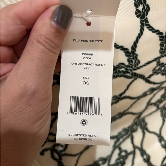 Tory Burch Ella Printed Tote Bag New with tag perfect condition no odors - Picture 10 of 11